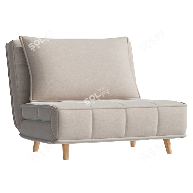 Convertible Sofa Chair, Art Leon 3D model image 1