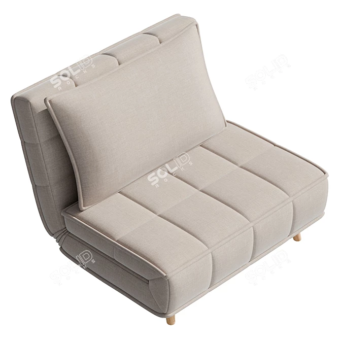 Convertible Sofa Chair, Art Leon 3D model image 5