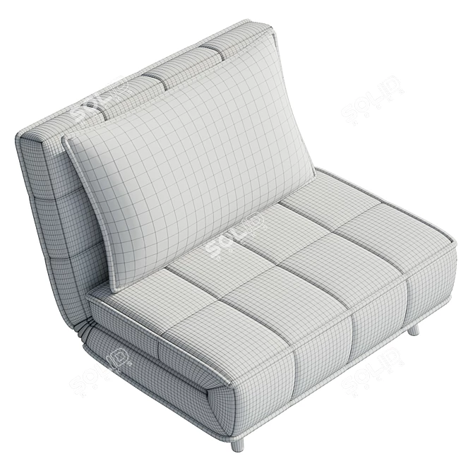 Convertible Sofa Chair, Art Leon 3D model image 6