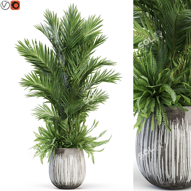 Botanical Bundle 1025 Collection 3D model image 1