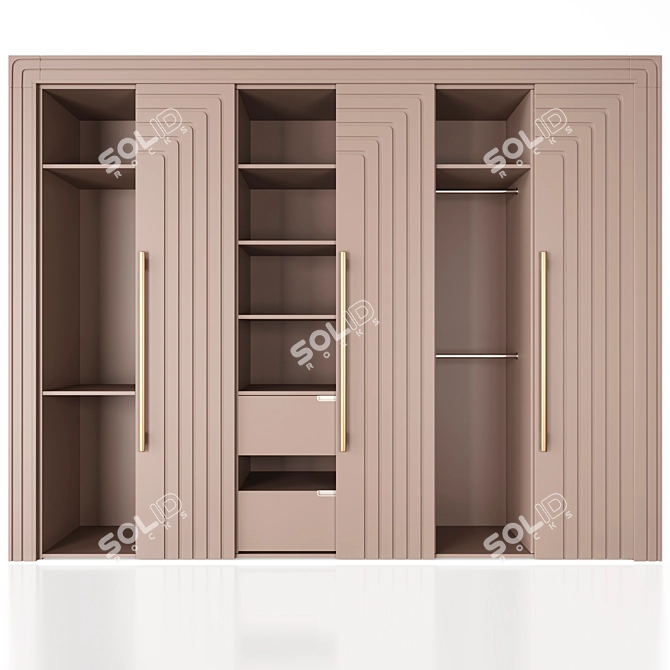 Francisco Swing Door Wardrobe 3D model image 11