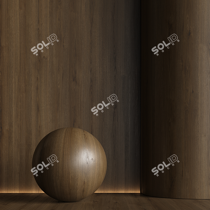 Seamless Wood Material Texture Pack 3D model image 5