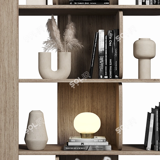 Modular Bookcase 3D Model Home 3D model image 3