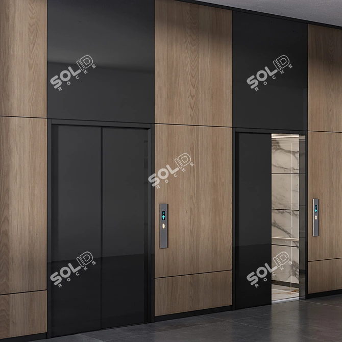 Advanced Elevator Model Ready for V-Ray/Corona 3D model image 2