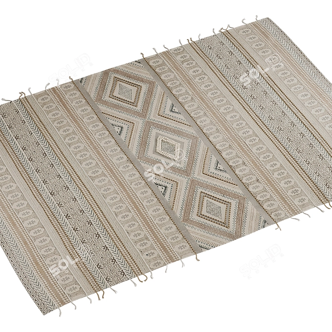 Ethnic Tkano Rug 160x230 3D model image 2