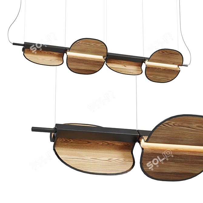 Elegant LZF OMMA S3 Pendant 3D model image 1