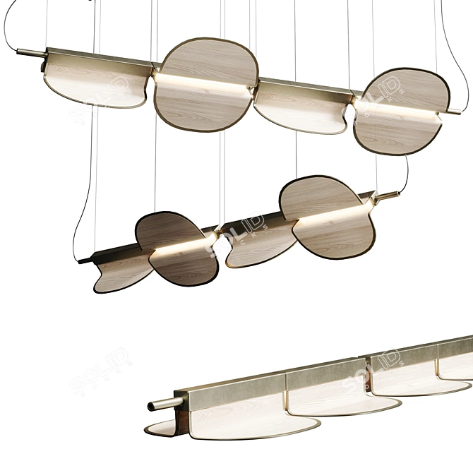 Elegant LZF OMMA S3 Pendant 3D model image 3