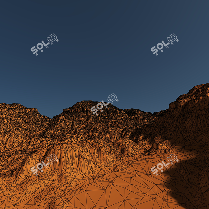 Canyon Land N12 3D Model 3D model image 5