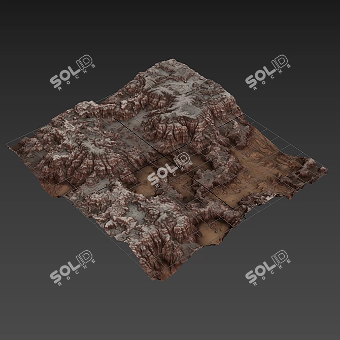 Canyon Land N12 3D Model 3D model image 10