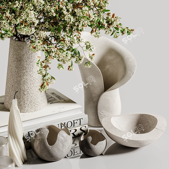 Elegant Decor Set 3D Models 3D model image 6