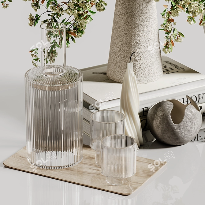 Elegant Decor Set 3D Models 3D model image 7