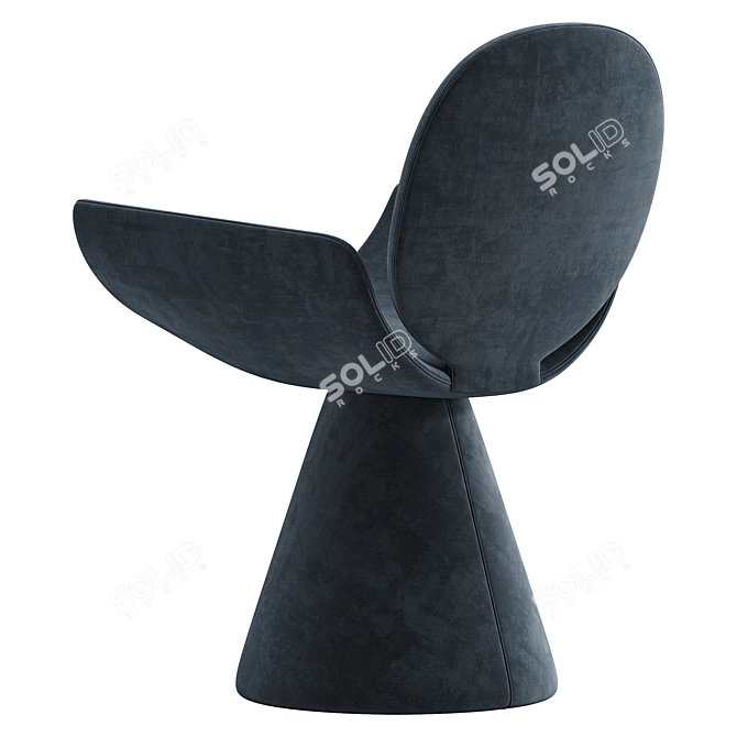 Sleek Youpi Chair by Bonaldo 3D model image 6