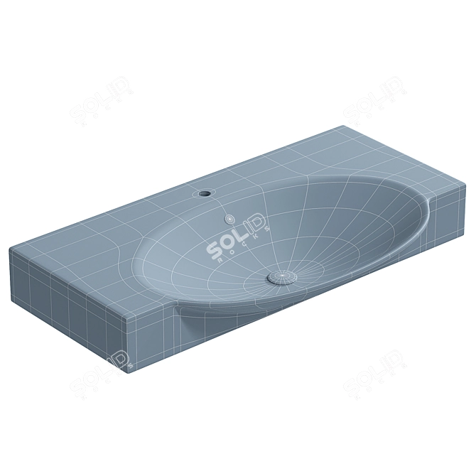 Modern Luxe Infinity 76 Sink 3D model image 5