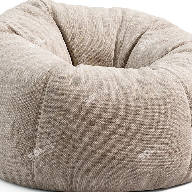 Custom Order Bean Bag 3D Model 3D model image 3