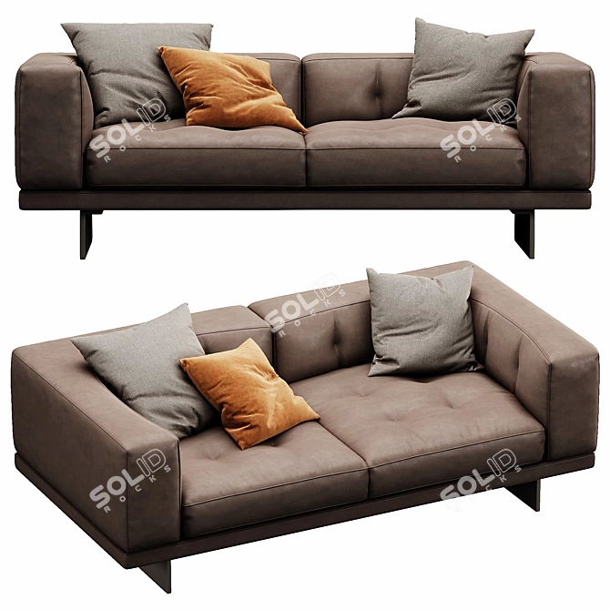 Modern Minotti Dylan Sofa Set 3D model image 4