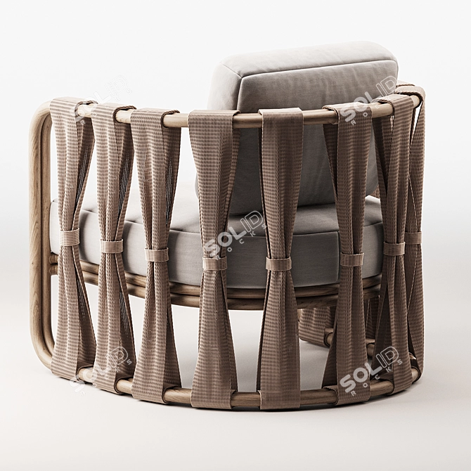 Modular Lounge Chair Set 3D model image 3