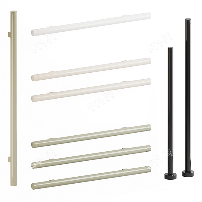 Tubes T.B.T. Radiator Towel Rails 3D model image 1
