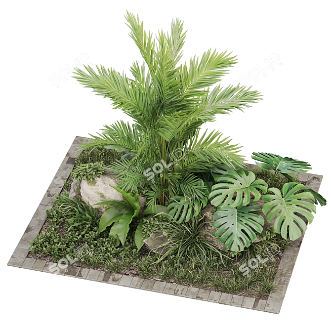 Verdant Foliage Collection 1026 3D model image 2
