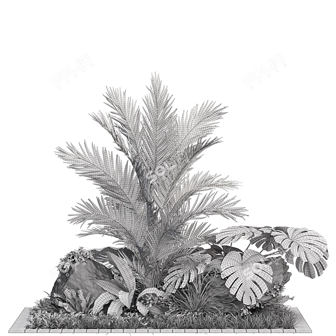  Verdant Foliage Collection 1026 3D model image 4
