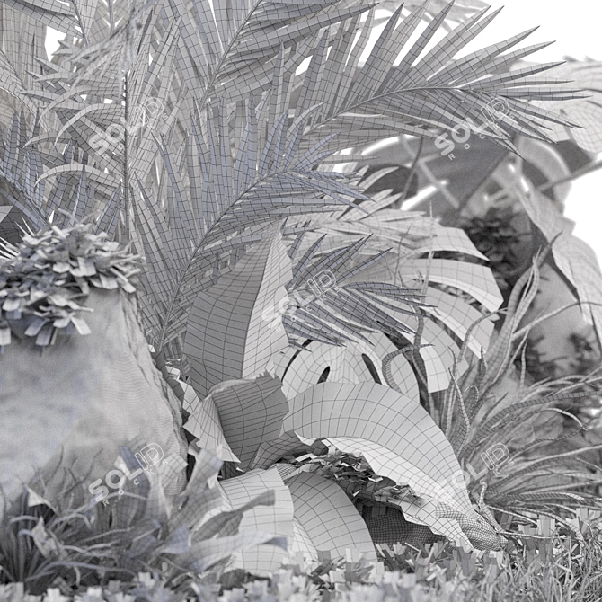  Verdant Foliage Collection 1026 3D model image 5