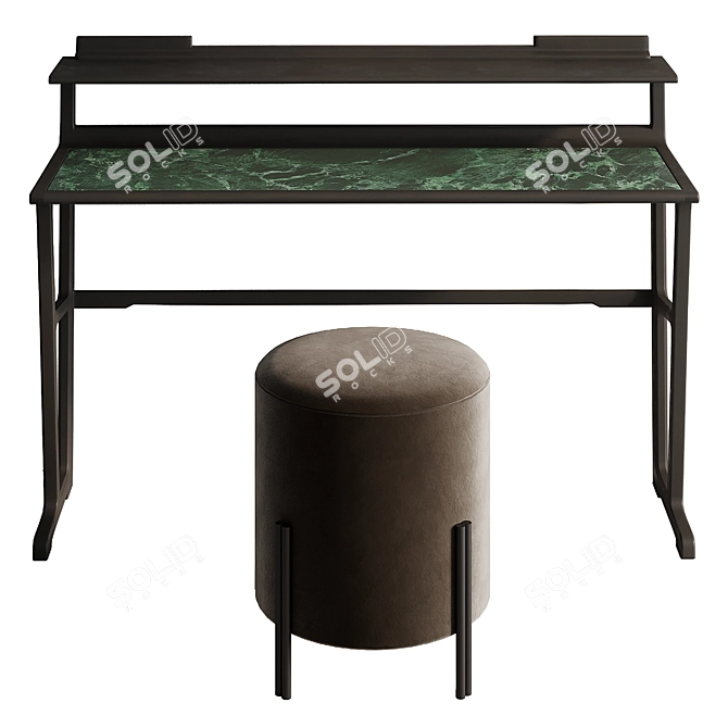 Modern Arche Console by Frigerio 3D model image 2