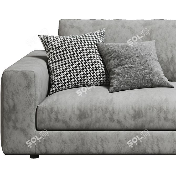 Luxury Superhiro Sofa: Vray Rendered 3D model image 3
