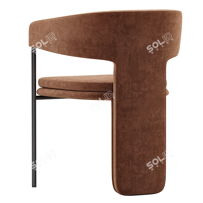 Modern Dining Chair Set Palazzo 3D model image 6