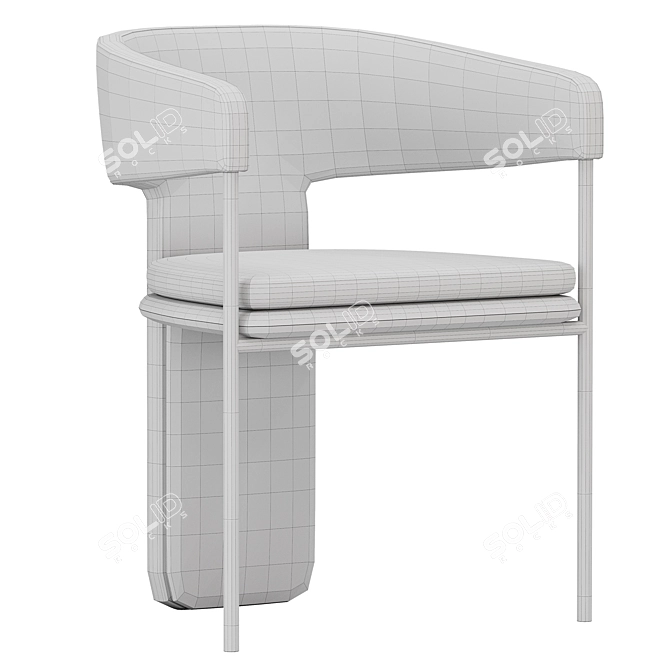 Modern Dining Chair Set Palazzo 3D model image 7