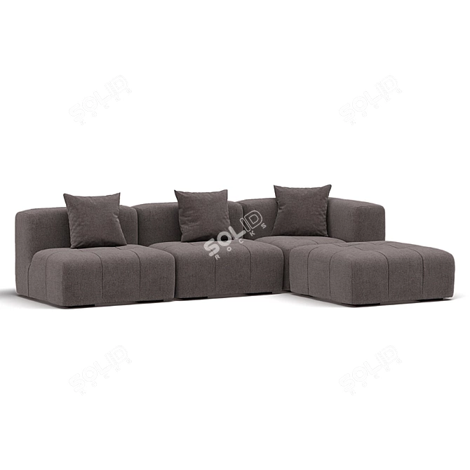 Bergen Modular Sofa Set 3D model image 4