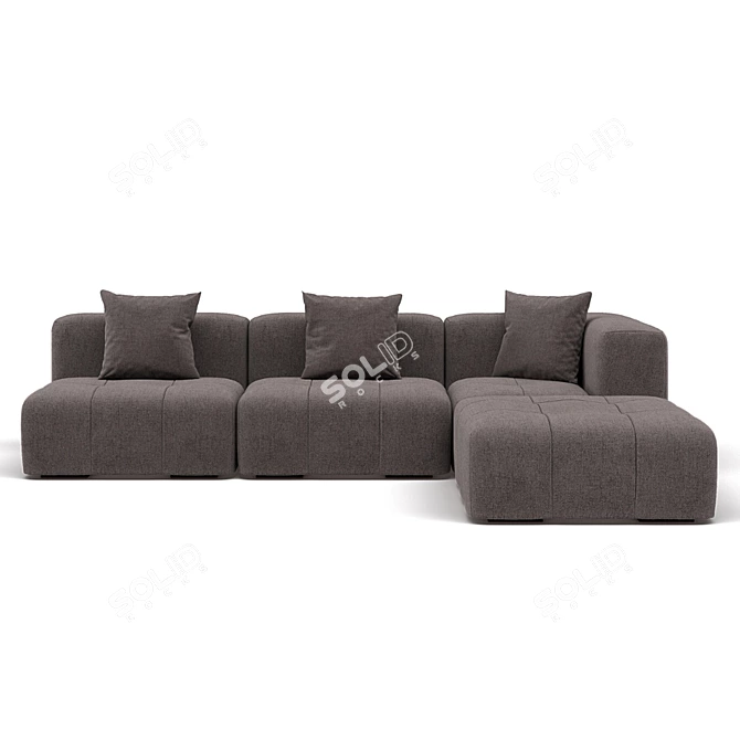 Bergen Modular Sofa Set 3D model image 5