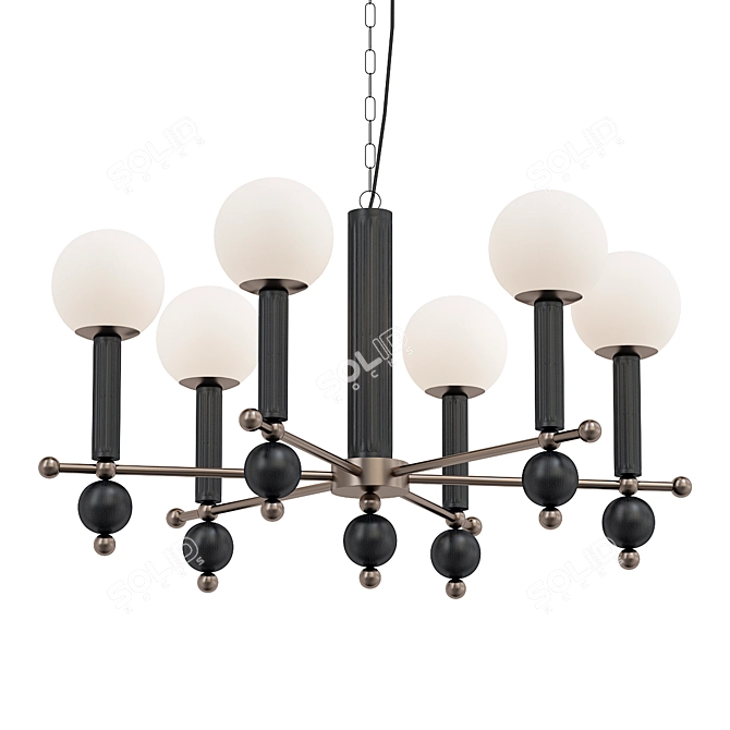 Berton Design Pendant Light 3D model image 1