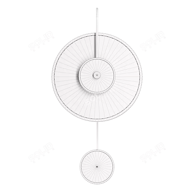 Elegant ALAN Wall Light Model 3D model image 7