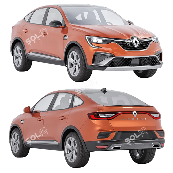 Renault Arkana 3D Model Archive 3D model image 1