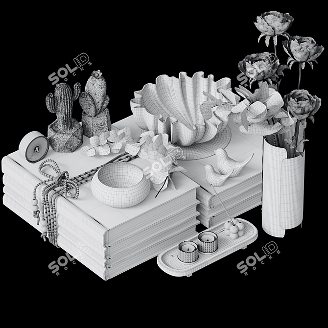 Decorative Objects Set 52 3D model image 5