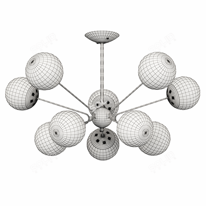  Meissa Ceiling Chandelier Unique Lighting 3D model image 5