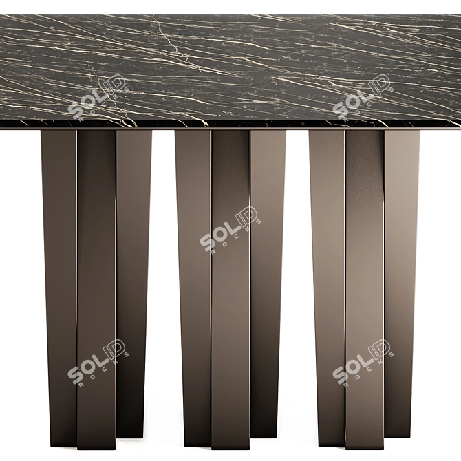 Eforma Narciso Dining Table Set 3D model image 3