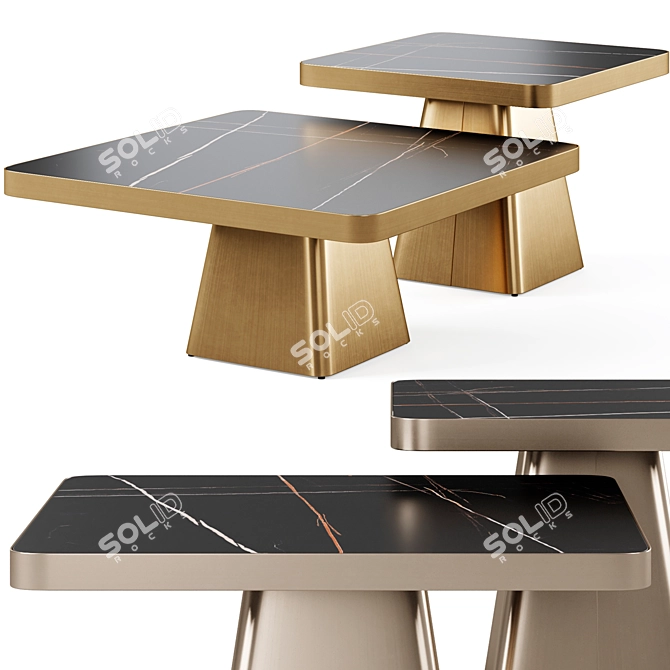 Minimalist Coffee Table Miler Design 3D model image 1