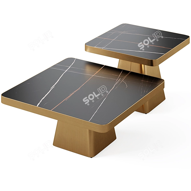 Minimalist Coffee Table Miler Design 3D model image 4