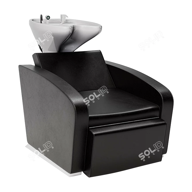 Electric Footrest Backwash Unit, Ralph 3D model image 2