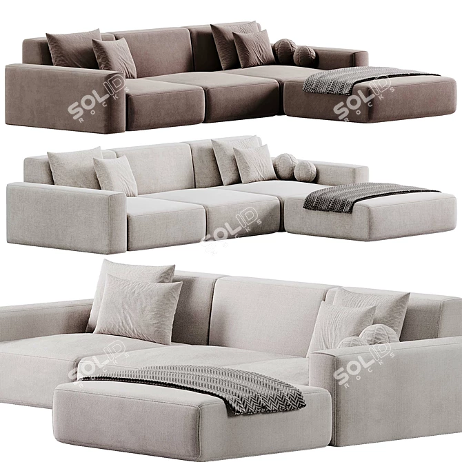 Weilai Concept Lynnbrook Sofa 3D model image 2