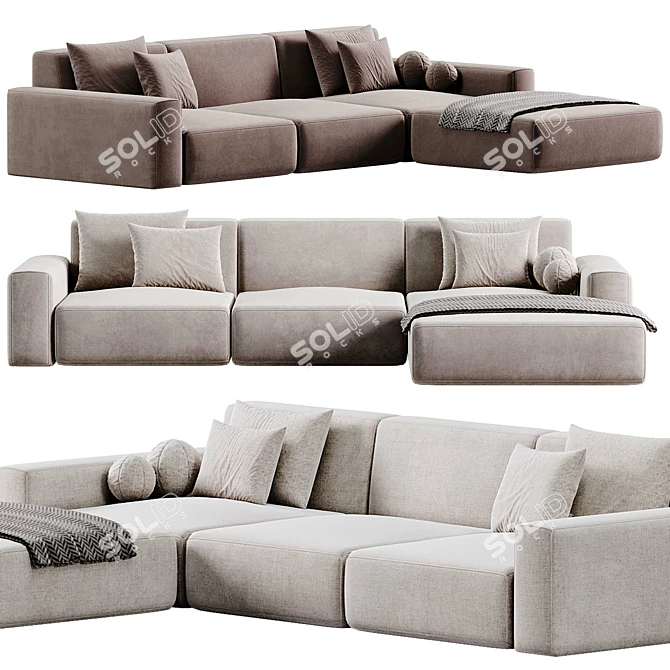 Weilai Concept Lynnbrook Sofa 3D model image 3