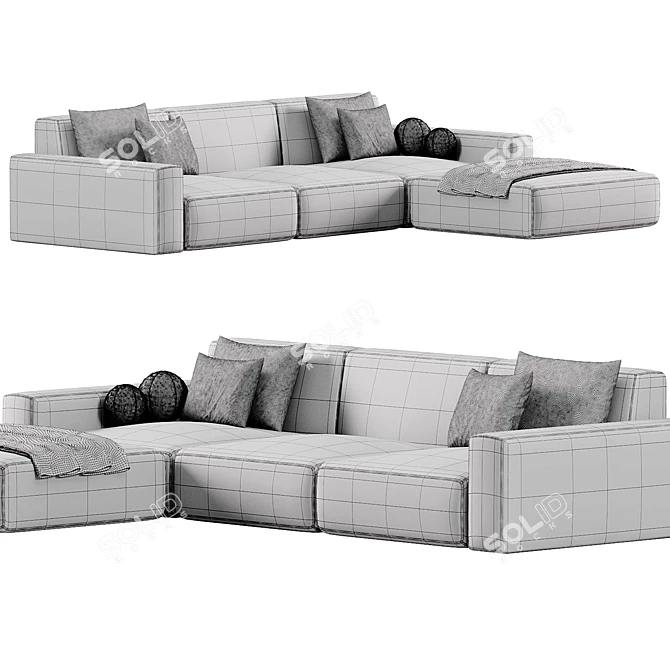 Weilai Concept Lynnbrook Sofa 3D model image 4