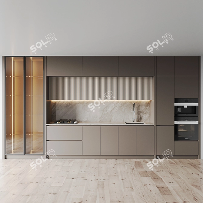 Modern Kitchen Interior 3D Models 3D model image 5