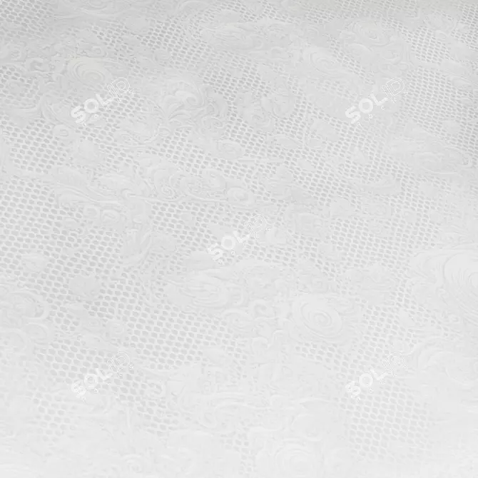 Metal Patterned Steel Covering Set 3D model image 7