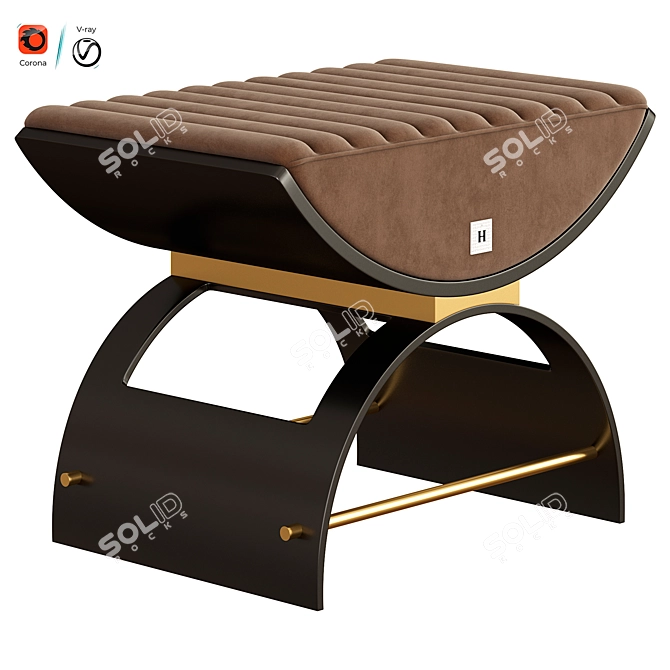 Modern EROS Stool Design 3D model image 1