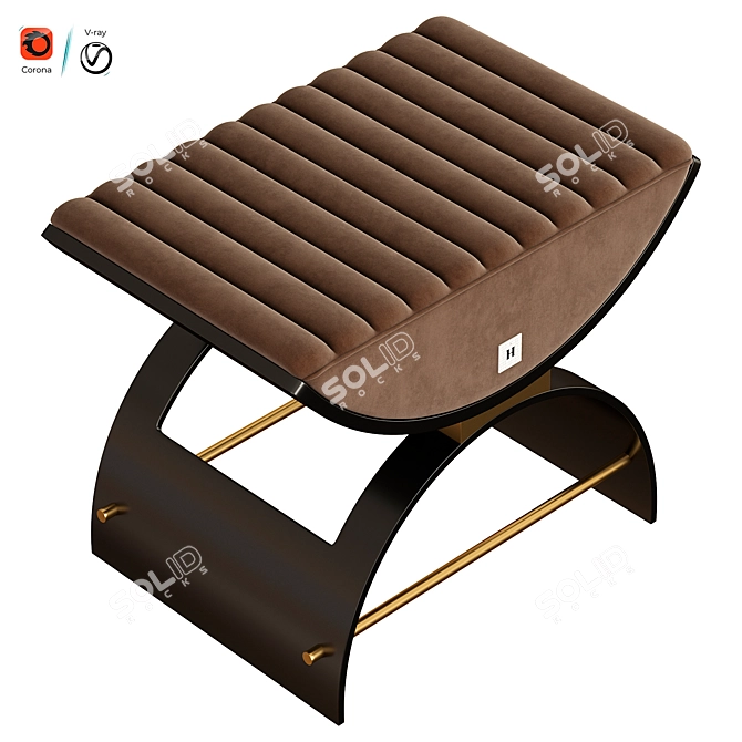 Modern EROS Stool Design 3D model image 3