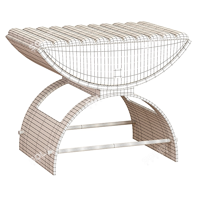 Modern EROS Stool Design 3D model image 4