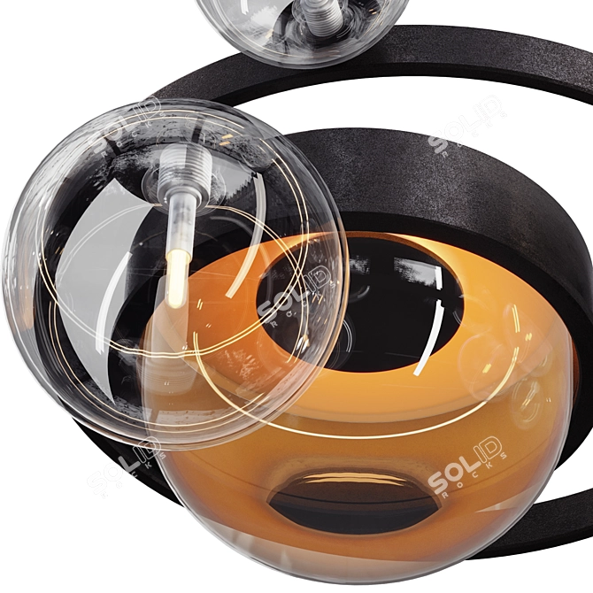 Stylish Iona Core Ceiling Lamp 3D model image 4