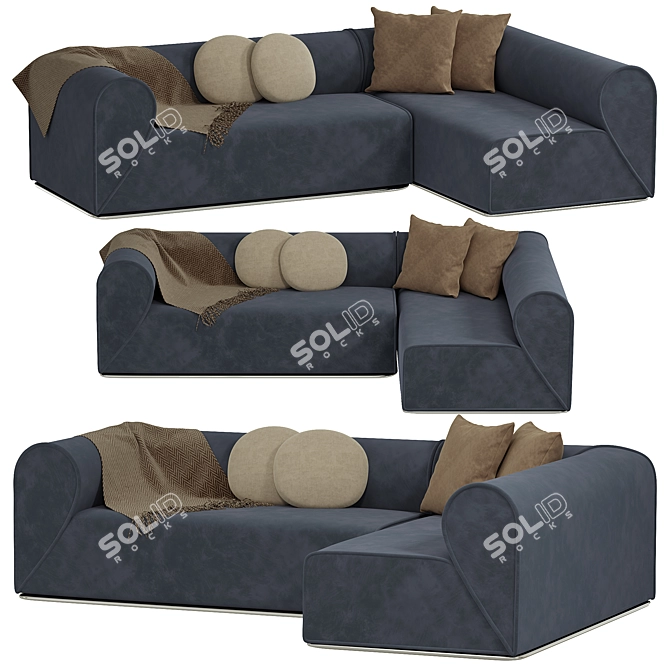 Modern Heartbreaker Sofa: 2017 Edition 3D model image 4