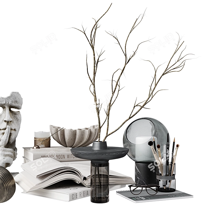  Ornate Decor Set 3D Models 3D model image 5